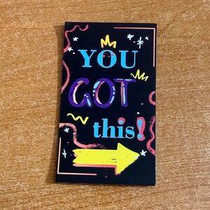 You got this refrigerator‎ magnet